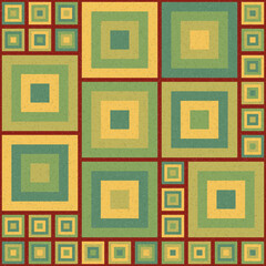 Abstract Geometric Pattern generative computational art illustration