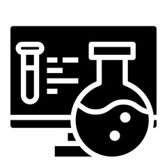Science glyph icon