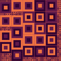 Naklejka premium Abstract Geometric Pattern generative computational art illustration