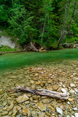 Ammer, Ammertal, Fluss, Bayern, Oberbayern Deutschland