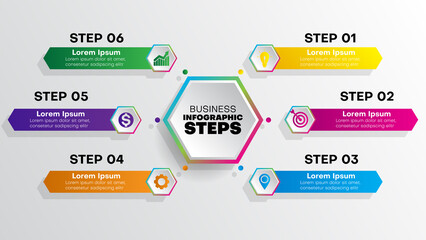 business infographic design vector