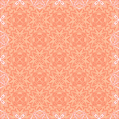 Geometric vector pattern with Pale yellow  color with red dots. simple ornament for wallpapers and backgrounds.