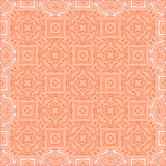 Geometric vector pattern with Pale yellow  color with red dots. simple ornament for wallpapers and backgrounds.