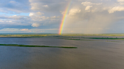 Rainbow over the Delta