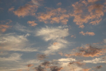 clouds at sunset