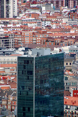 Urban view on the city of Bilbao