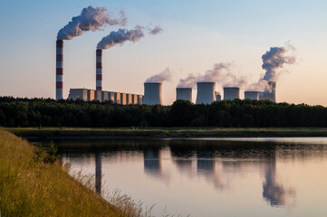 Fototapeta na wymiar Coal power plant