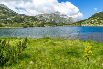 Fototapeta na wymiar Fish Banderitsa lake at Pirin Mountain, Bulgaria