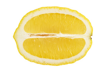 Lemon isolated on white background with clipping path