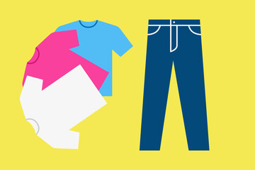 ジーンズのウォッシュ加工