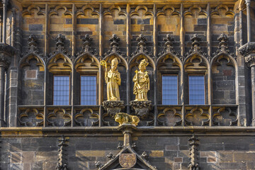 Old Town Bridge Tower of Charles Bridge - one of most beautiful Gothic constructions in world. It...