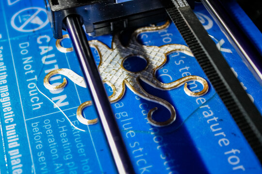 3D Printer – Octopus item in progress 