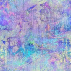 Seamless iridescent rainbow light pattern for print. High quality illustration. Swirly mix of pastel colors resembling holographic foil. Fantasy spectrum mermaid fantastical pattern for print.