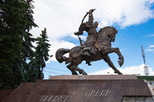 Monument to Taras Bulba, to the fighters for the independence of Ukraine in Dubno Ukraine