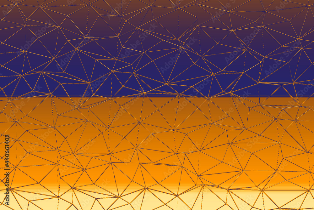 Aufkleber beautiful colorful background with lines connecting in triangular shapes