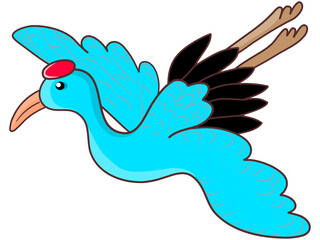 Fototapeta premium illustration of a pigeon
