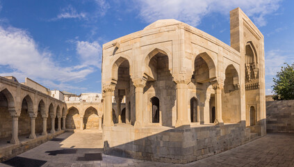 Naklejka premium Divankhana pavilion at the Palace of the Shirvanshahs in Baku, Azerbaijan