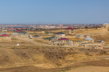 View of Baku suburbs, Azerbaijan