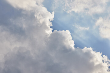 blue sky with clouds