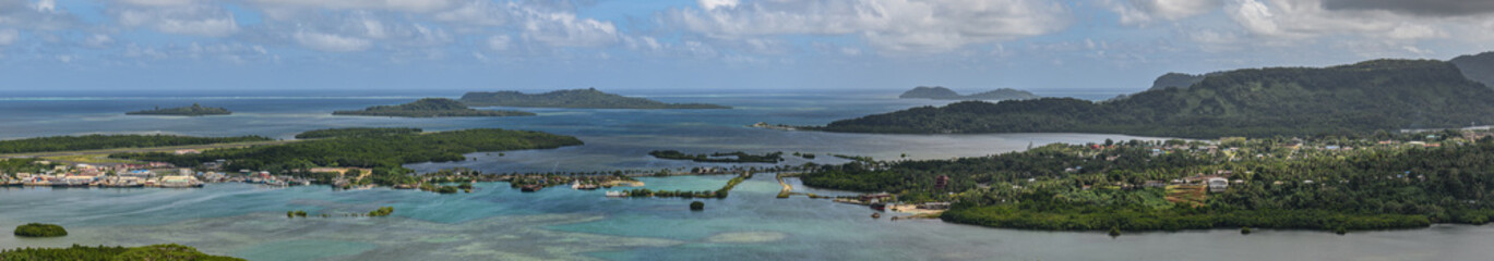 Fototapeta na wymiar Pohnpei panorama