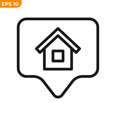 location icon symbol template for graphic and web design collection logo vector illustration