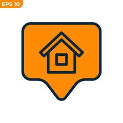 location icon symbol template for graphic and web design collection logo vector illustration