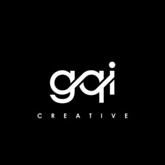 GQI Letter Initial Logo Design Template Vector Illustration