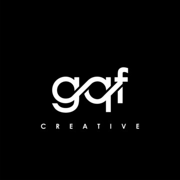 GQF Letter Initial Logo Design Template Vector Illustration