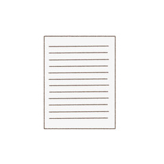 シンプルな便箋