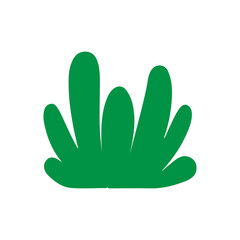 Obraz premium a bush of cactus vector illustration design