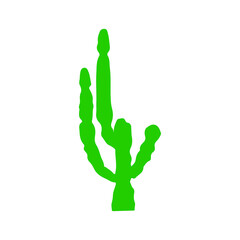 Obraz premium big beautiful cacti vector illustration design