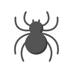 flat spider icon, insect animal icon. flat icon design vector