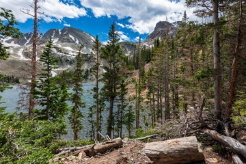 Agnes Lake in State Forest State Park