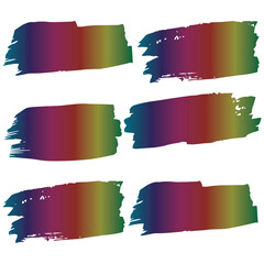 Obraz premium Colorful Brushes Graffiti. Watercolor Freehand. Grungy Scratch. Stroke Abstract. Ink Splatter. Brushstroke Acrylic. Grungy Graffiti. Paintbrush Handwritten. Grungy Creative.