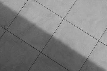Floor tile texture with shade and shadow