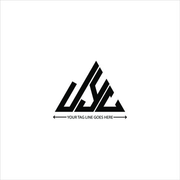 JYC letter logo creative design. JYC unique design