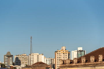 Urban area and center of the city of Ijui in southern Brazil