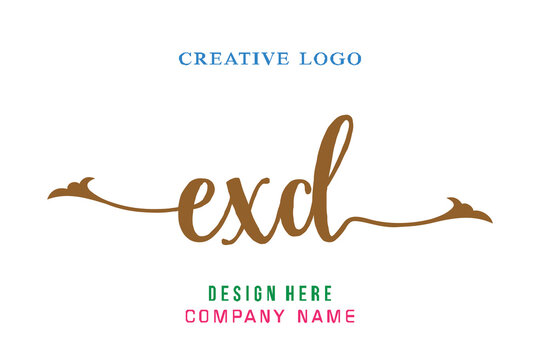EXD lettering logo is simple, easy to understand and authoritative