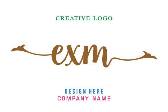 EXM lettering logo is simple, easy to understand and authoritative