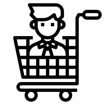 recommend clip art: Marketing outline icon