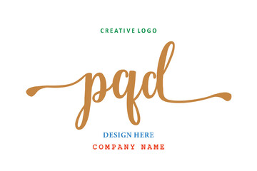PQD lettering logo is simple, easy to understand and authoritative