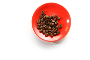 Close up of Indonesia Robusta Coffee Beans