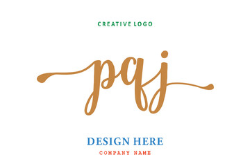 PQJ lettering logo is simple, easy to understand and authoritative