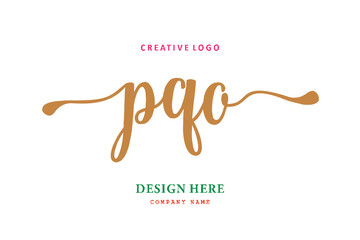 PQO lettering logo is simple, easy to understand and authoritative