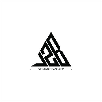jzb letter logo creative design. jzb unique design

