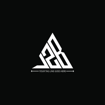 jzb letter logo creative design. jzb unique design

