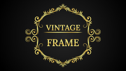 Vintage Frame Decorative Illustration