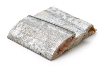 asian ribbon fish on white background