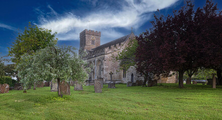 Fototapeta na wymiar St Michael and All Angels Church Brinkworth Wiltshire