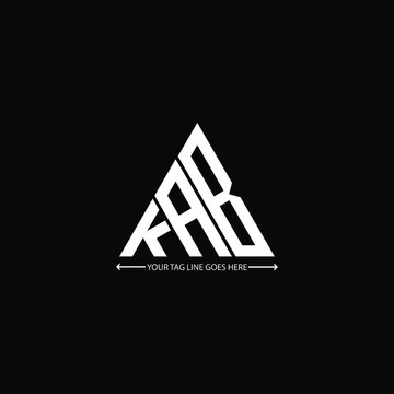 KAB letter logo creative design. KAB unique design

